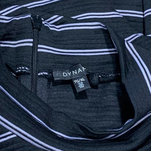 Dynamite Striped Long Sleeve Mock Neck Top - Picture 4 of 4